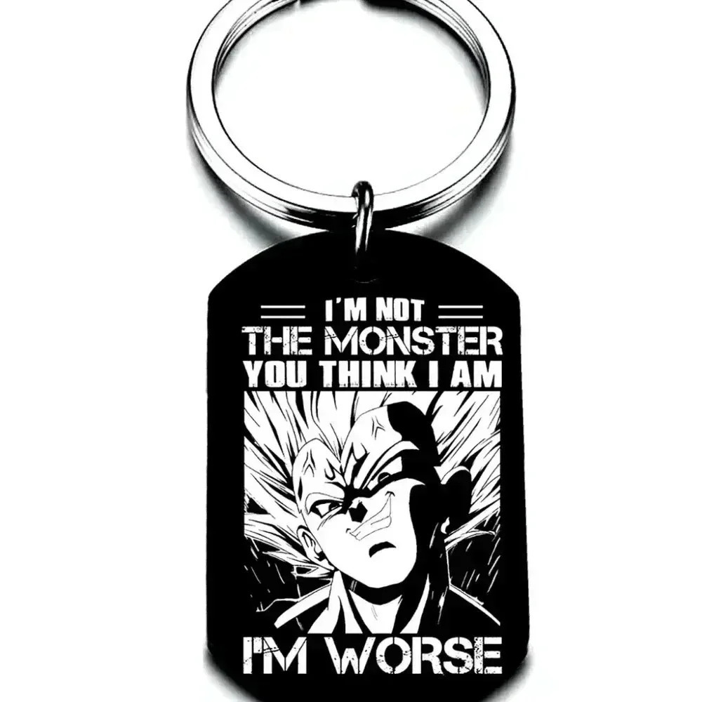 Dragon Ball z vegeta evil hot Keychain - Picture 1 of 1